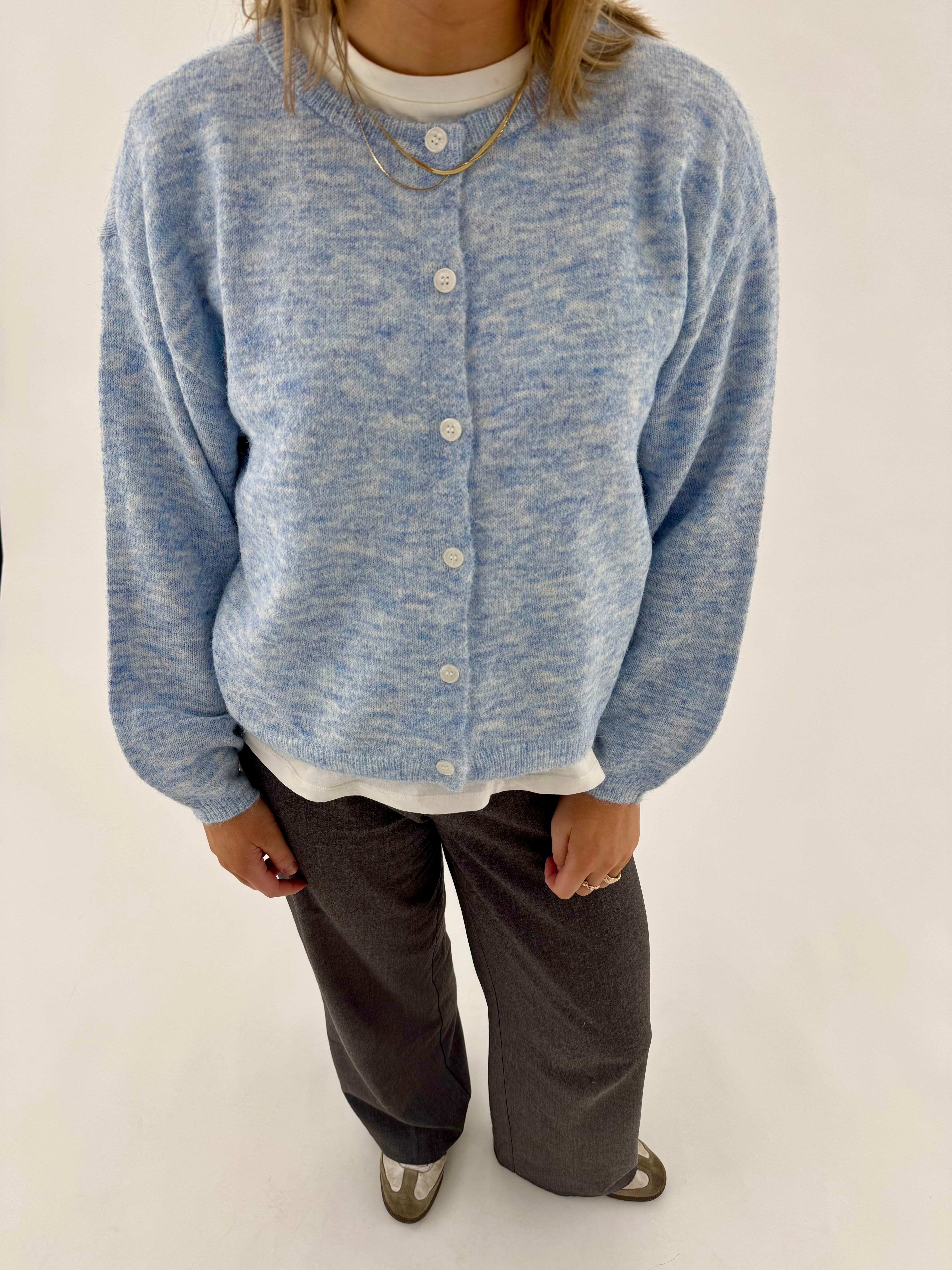VMHOPE Knit Cardigan - Cashmere Blue